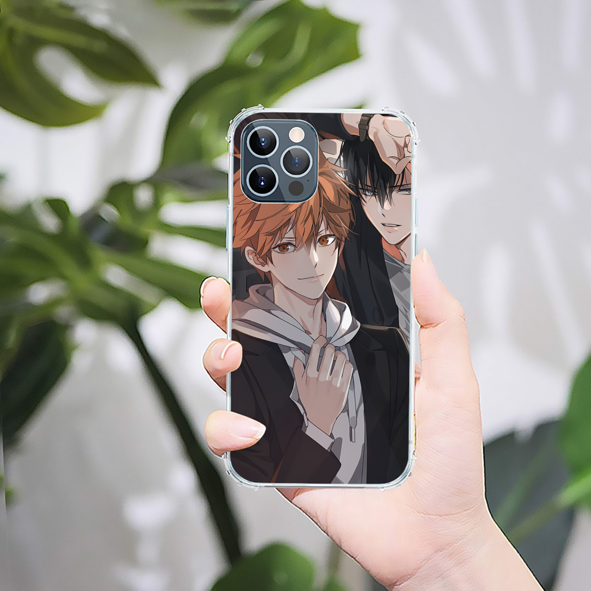 （画像用） ハイキュー!! Haikyu!! 【iPhone 12シリーズ対応】透明スマホケース（クリアソフトケース）